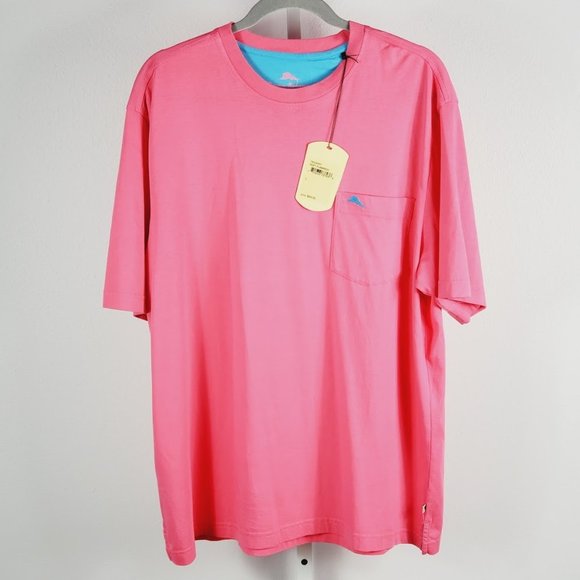 Tommy Bahama Other - TOMMY BAHAMA t-shirt soft flamingo pink Sz L